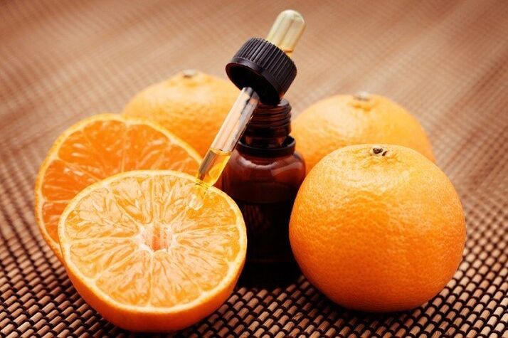 Orange essential oil is a great skin tonic