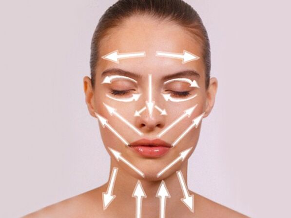 facial massage lines for skin rejuvenation